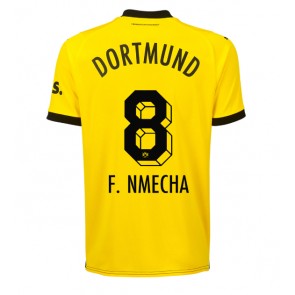 Lacne Muži Futbalové dres Borussia Dortmund Felix Nmecha #8 2023-24 Krátky Rukáv - Domáci
